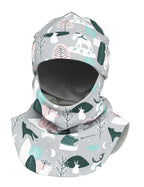 Thermal Merino Balaclava For Kids CLAVAN - Winter Animals