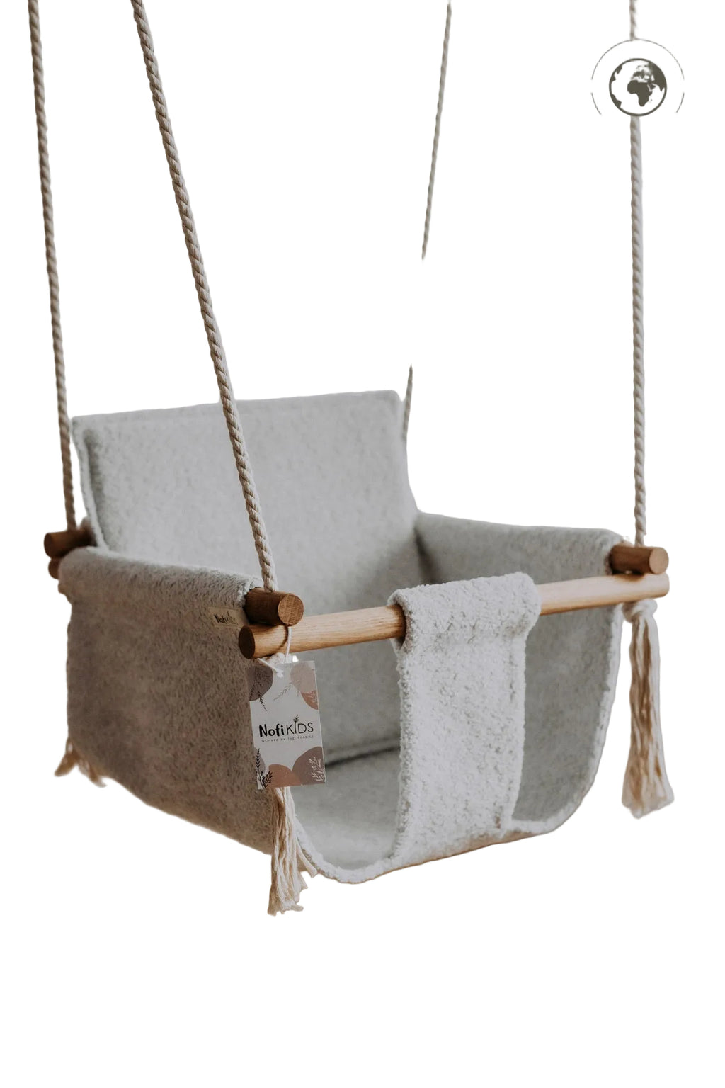 BaBi Baby Swing - Bouclé Ice Grey