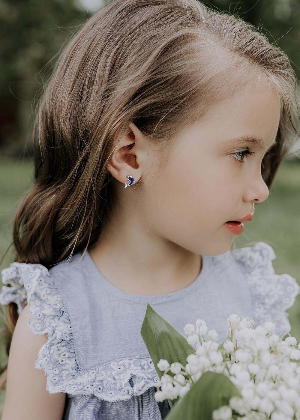 Dondella Earrings Dolphin - For Kids