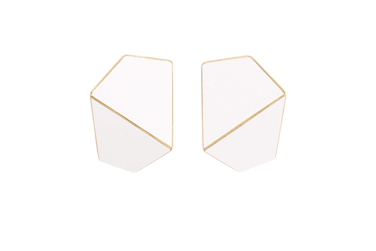 Lisa Kroeber Jewellery Folded Wide Earrings, photo 2