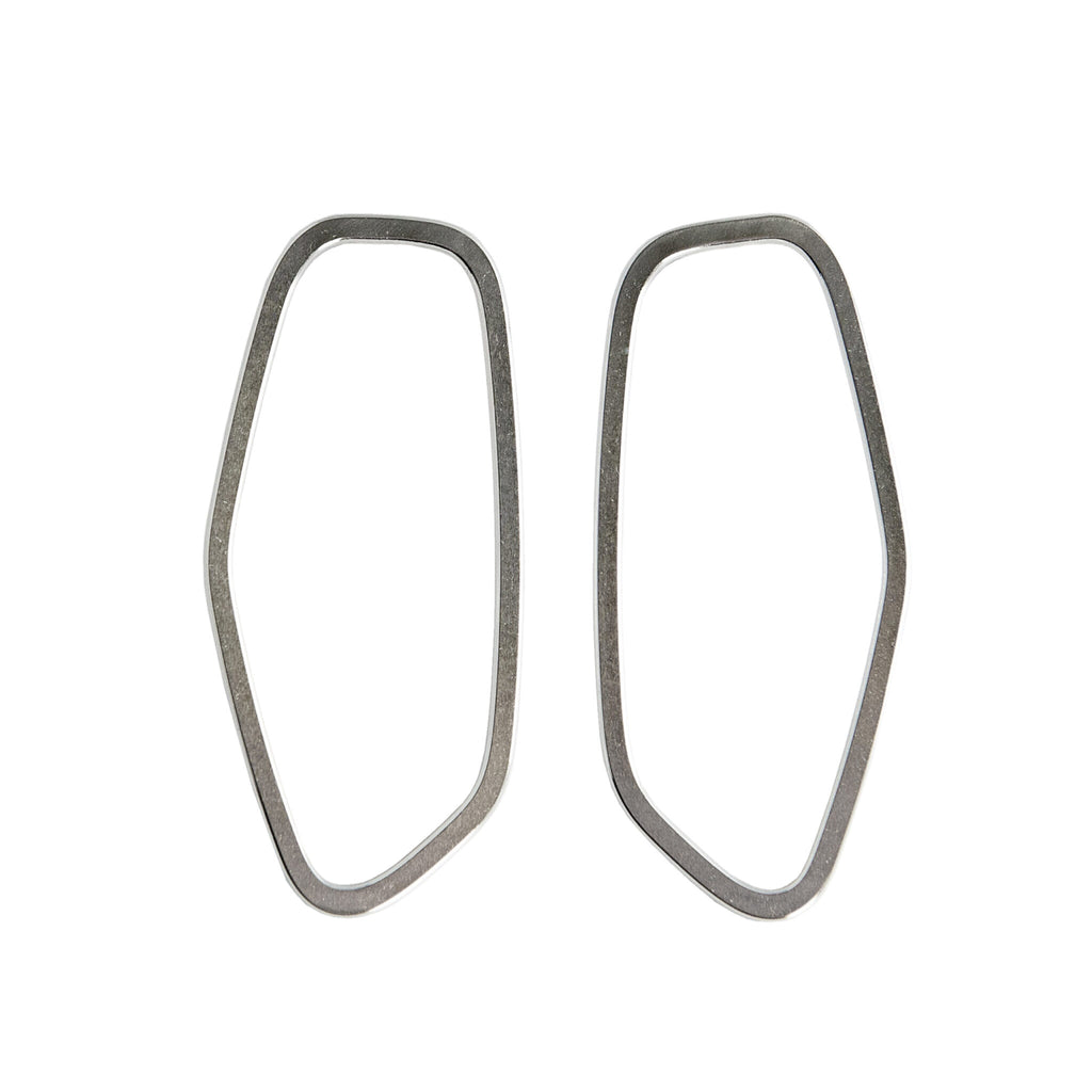 Lisa Kroeber Jewellery Frames Silver Earrings