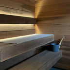 Linen Sauna Seat Cover - Beige