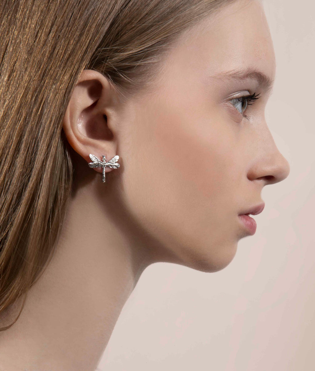 Light Dragonfly Earrings
