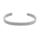 Bracelet for Him - Never Give Up