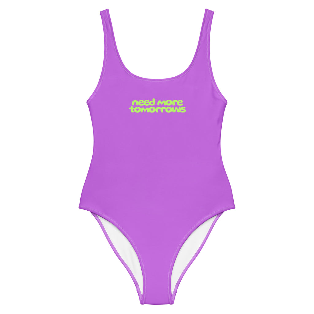 Need More Tomorrows One-Piece Swimsuit in Lilac