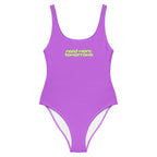 Need More Tomorrows One-Piece Swimsuit in Lilac