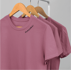 Embroidered Collar Organic Cotton T-shirt "Vanaema" (EE)