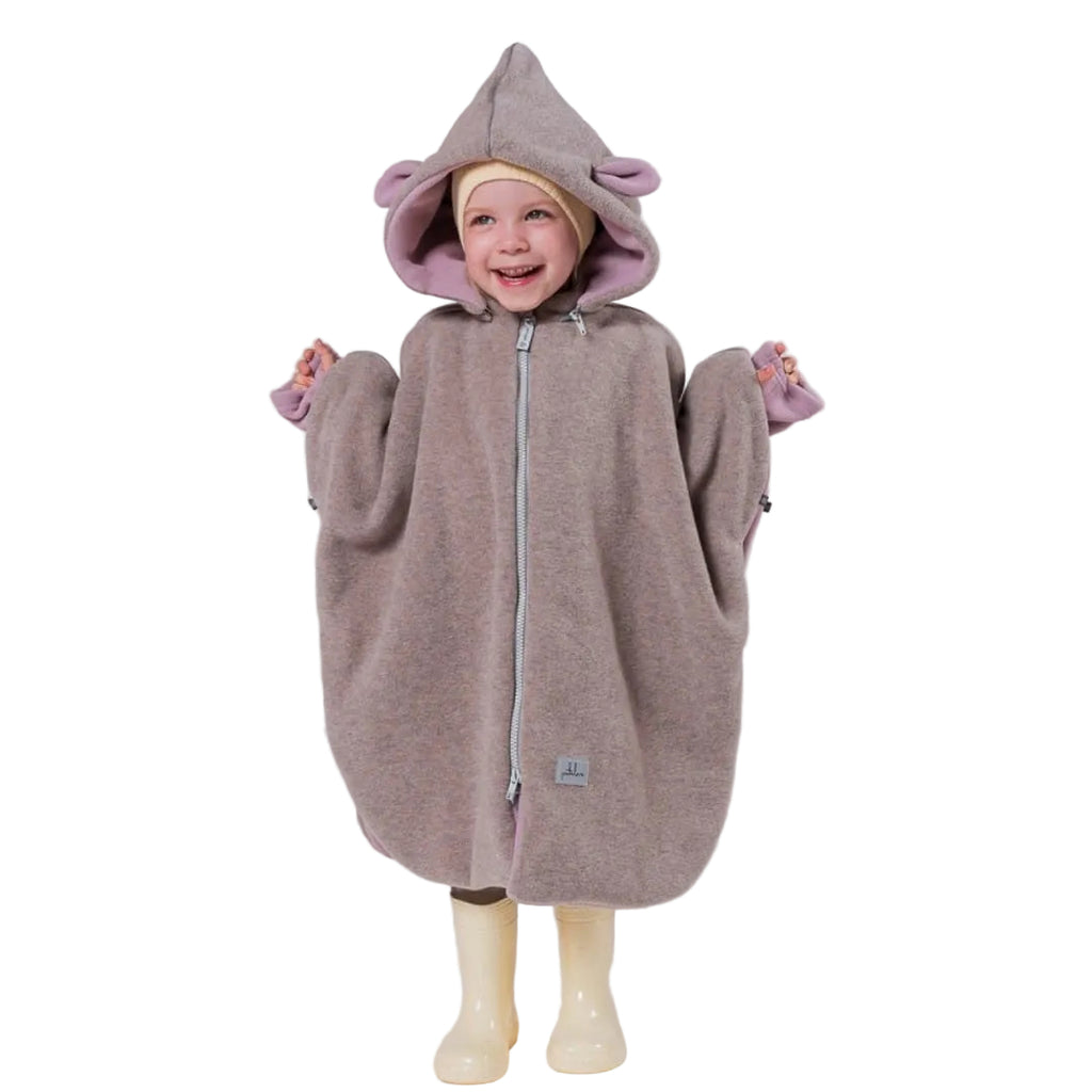 Car Poncho For Kids - Lamb Pink