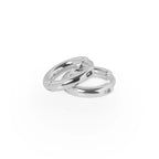 Classy Small Hoops - Rose Gold and Silver
