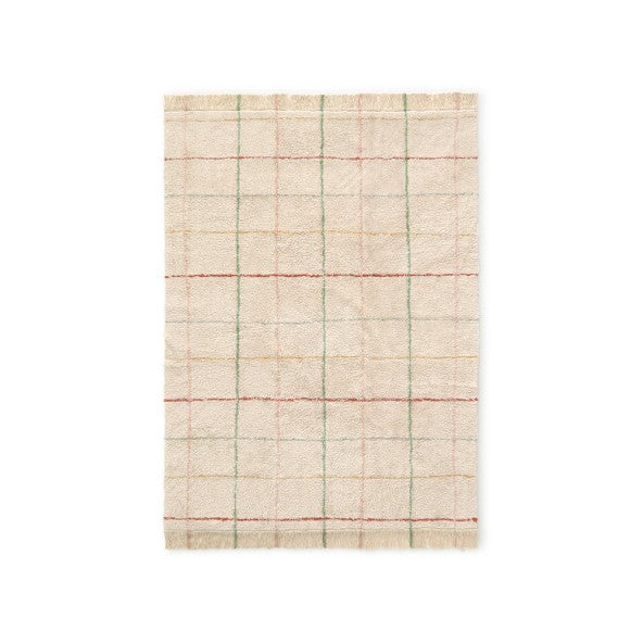 Washable Rug Colorful Lines, 140 x 200 cm