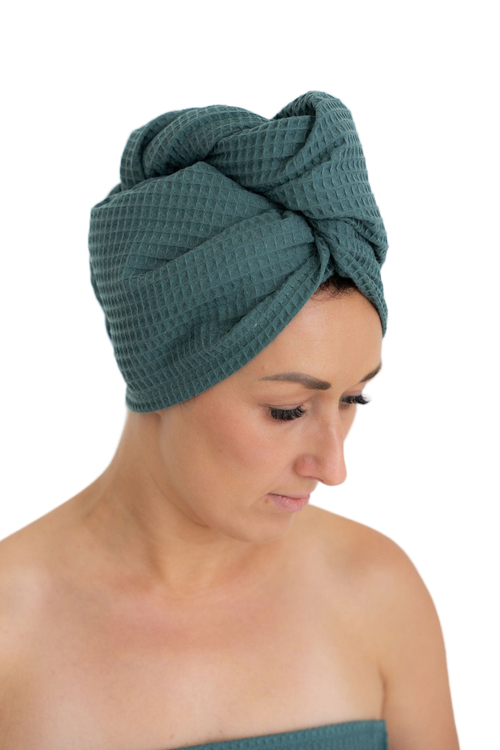 Cotton Waffle Hair Towel/Turban