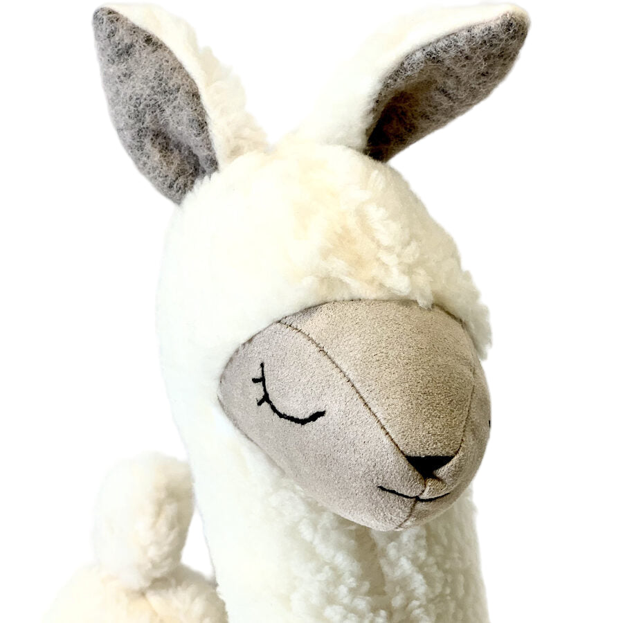 Soft Toy-Pillow Alpaca - Cream