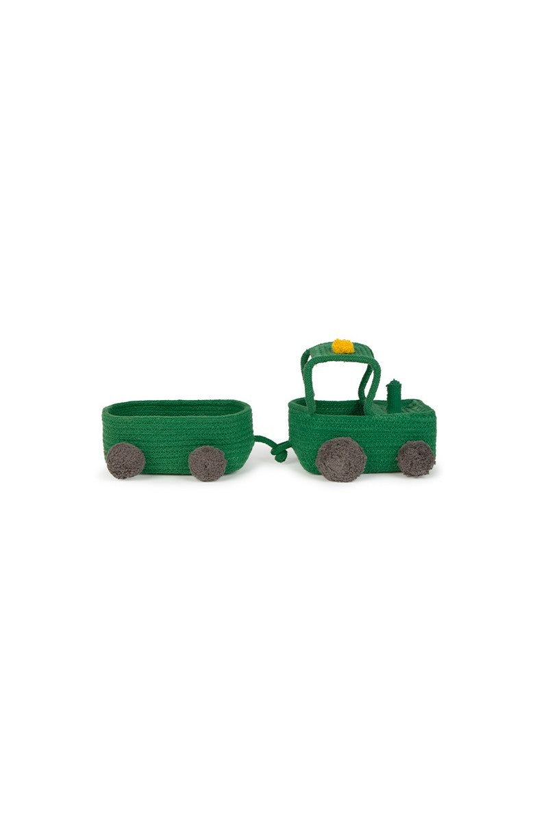 Decorative Basket Tractor