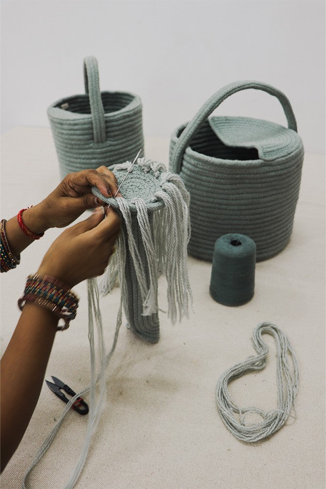 Decorative Basket Watering Can