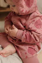 Eared Jumpsuit for Babies and Kids - Pink Lemons