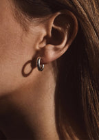 Ella Hoops Earrings - Silver