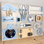 Extra small busy board with doors (30×40 cm)