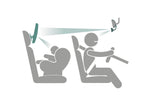 Clip-on Baby Rear view Mirror