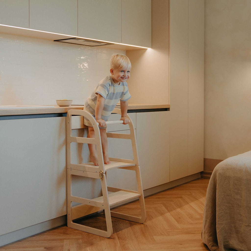 Transformable Kitchen Tower, Convertible 2-in-1