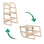 Transformable Kitchen Tower, Convertible 2-in-1
