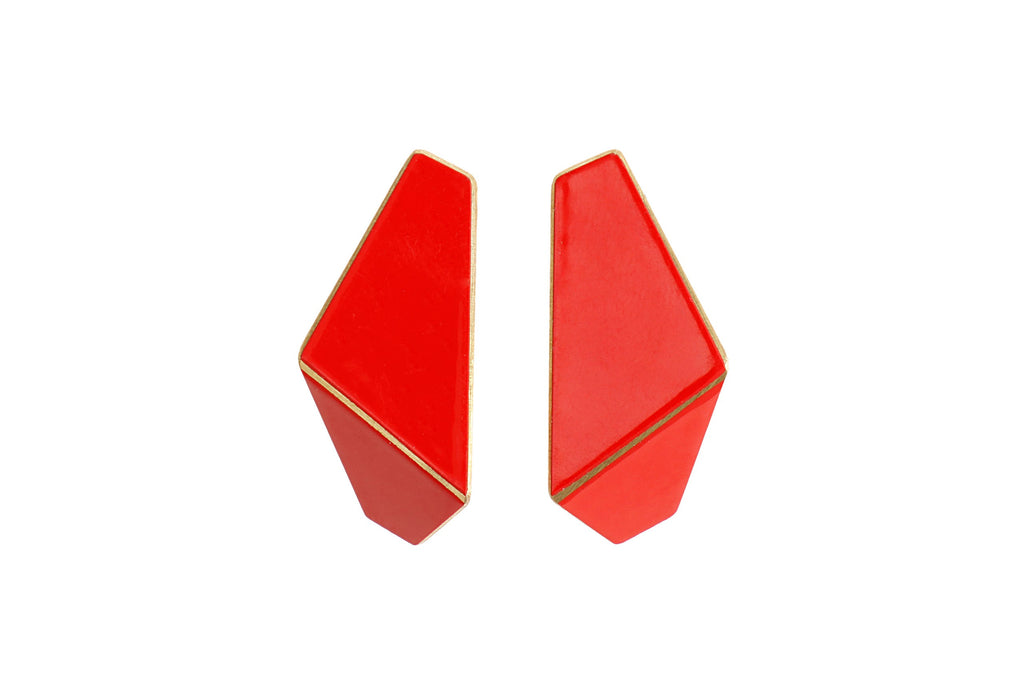 Folded Slim Earrings