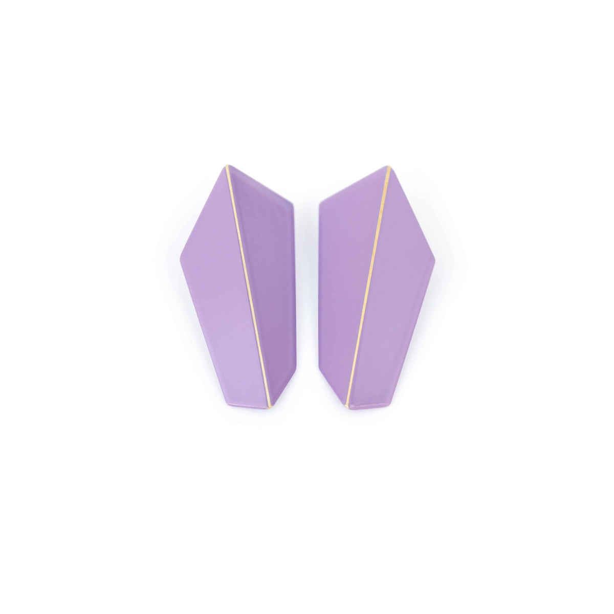 Lisa Kroeber Jewellery Folded Vertical Earrings, photo 6