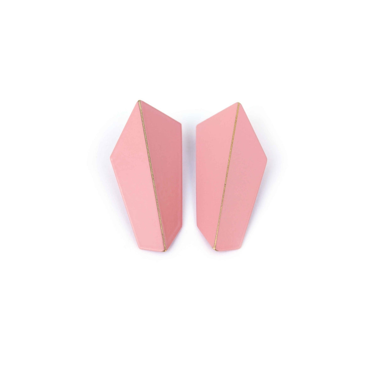 Lisa Kroeber Jewellery Folded Vertical Earrings