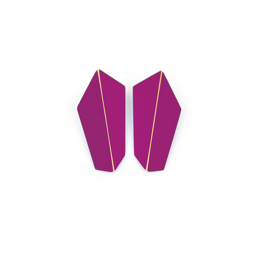 Lisa Kroeber Jewellery Folded Vertical Earrings, photo 15