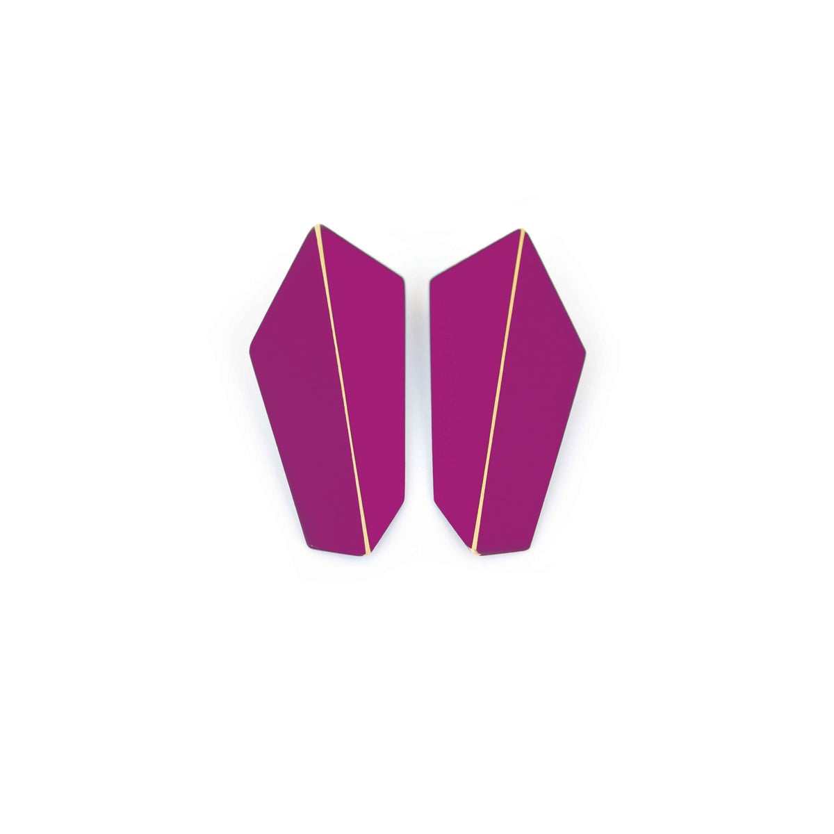 Lisa Kroeber Jewellery Folded Vertical Earrings, photo 15