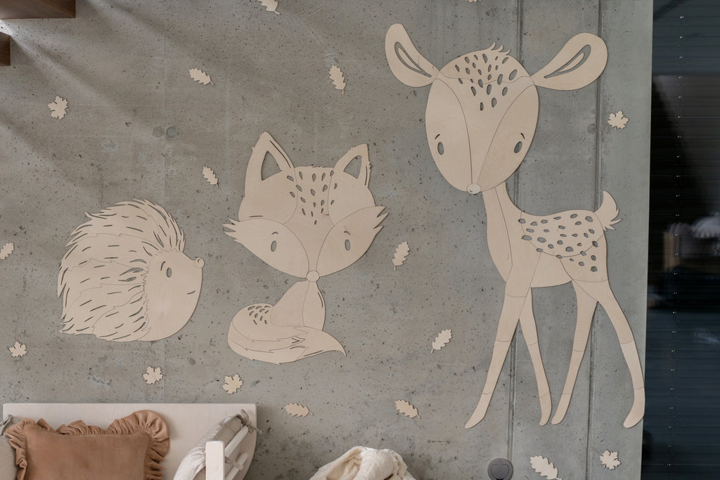 Fox Forest Animal - Wooden Wall Decoration