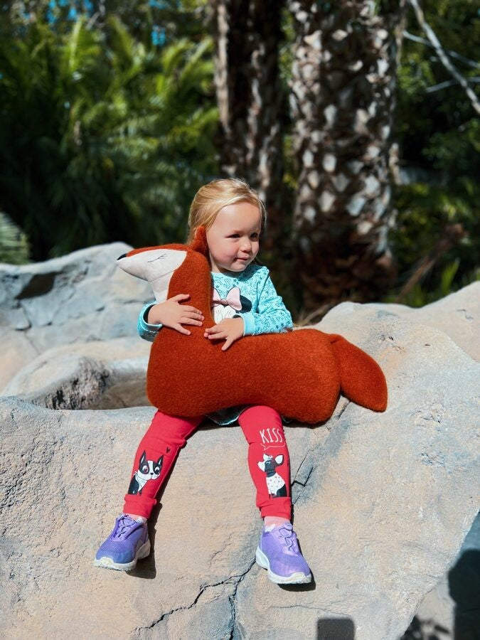 Handmade Fox Soft Toy Pillow