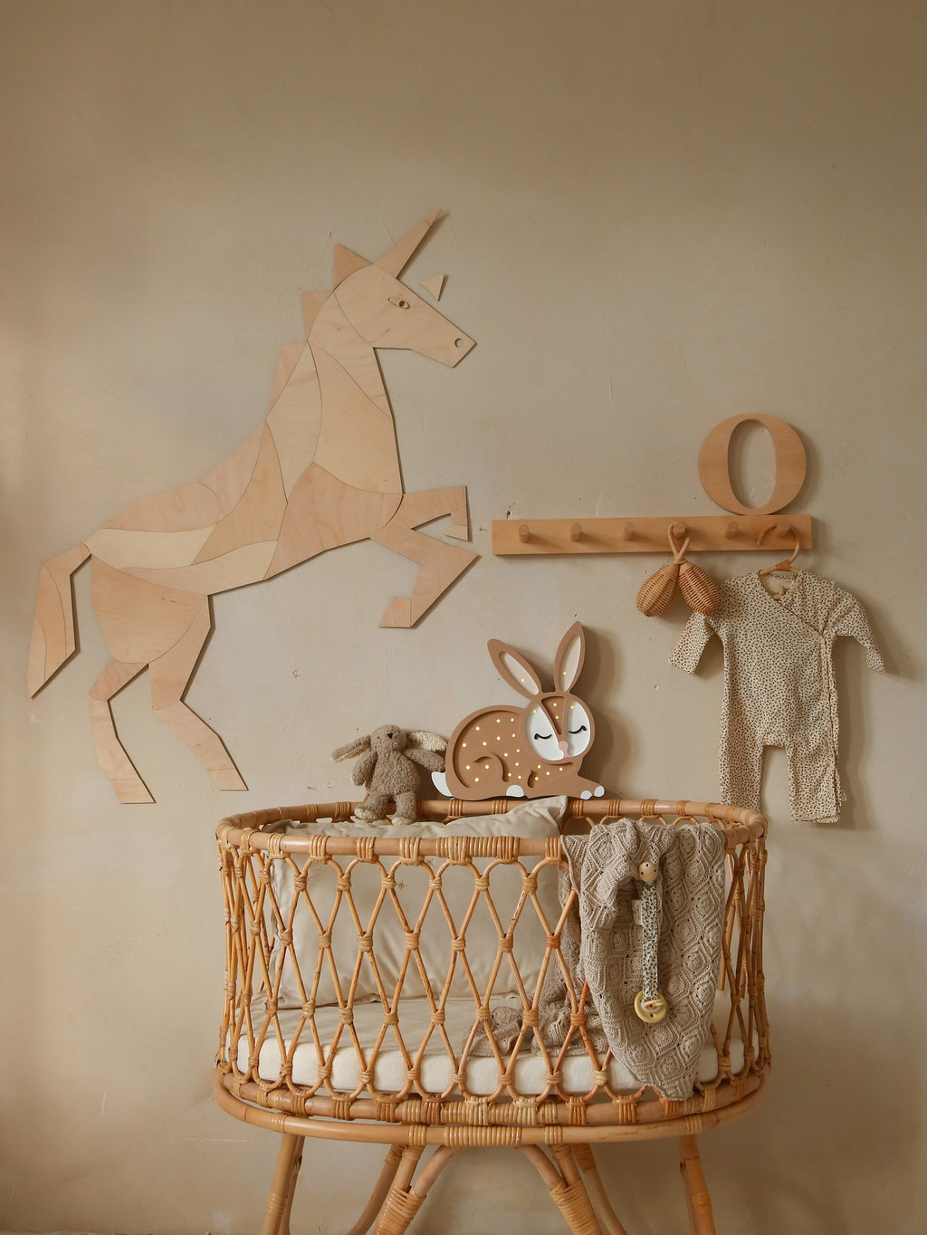 Wooden Wall Decoration - Horse/Unicorn