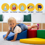 Soft Play 10 Foam Block Set - Light Pastel Creativity