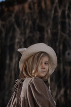 Kids Hat with Ears - Beige