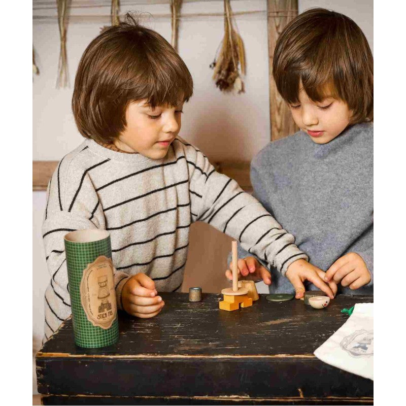 LALA Stick Figure Puzzle - Purple