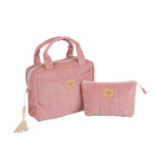Make-Up Bag Set of 2 - Baby Pink
