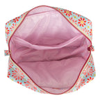 Large Make-Up Bag - Red Flowers
