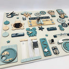 Large Montessori busy board for learning (60×70 cm)