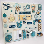 Large Montessori busy board for learning (60×70 cm)
