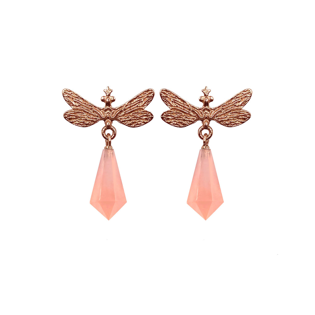Libellula Pink Earrings