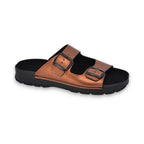 Meeliku Womens Leather Sandals – Bronze
