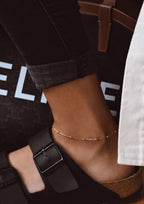 Mini Bubble Anklet - Gold
