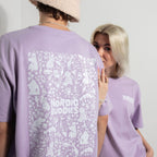 Moomin Heavy Unisex T-shirt - Lilac