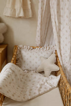 Muslin Baby Blanket + Pillow Set - Boho Flowers
