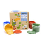 Neogrün Organic Finger Paint Set 4x120g – Blue, Yellow, Red, Green