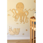 Wooden Wall Decoration - Octopus