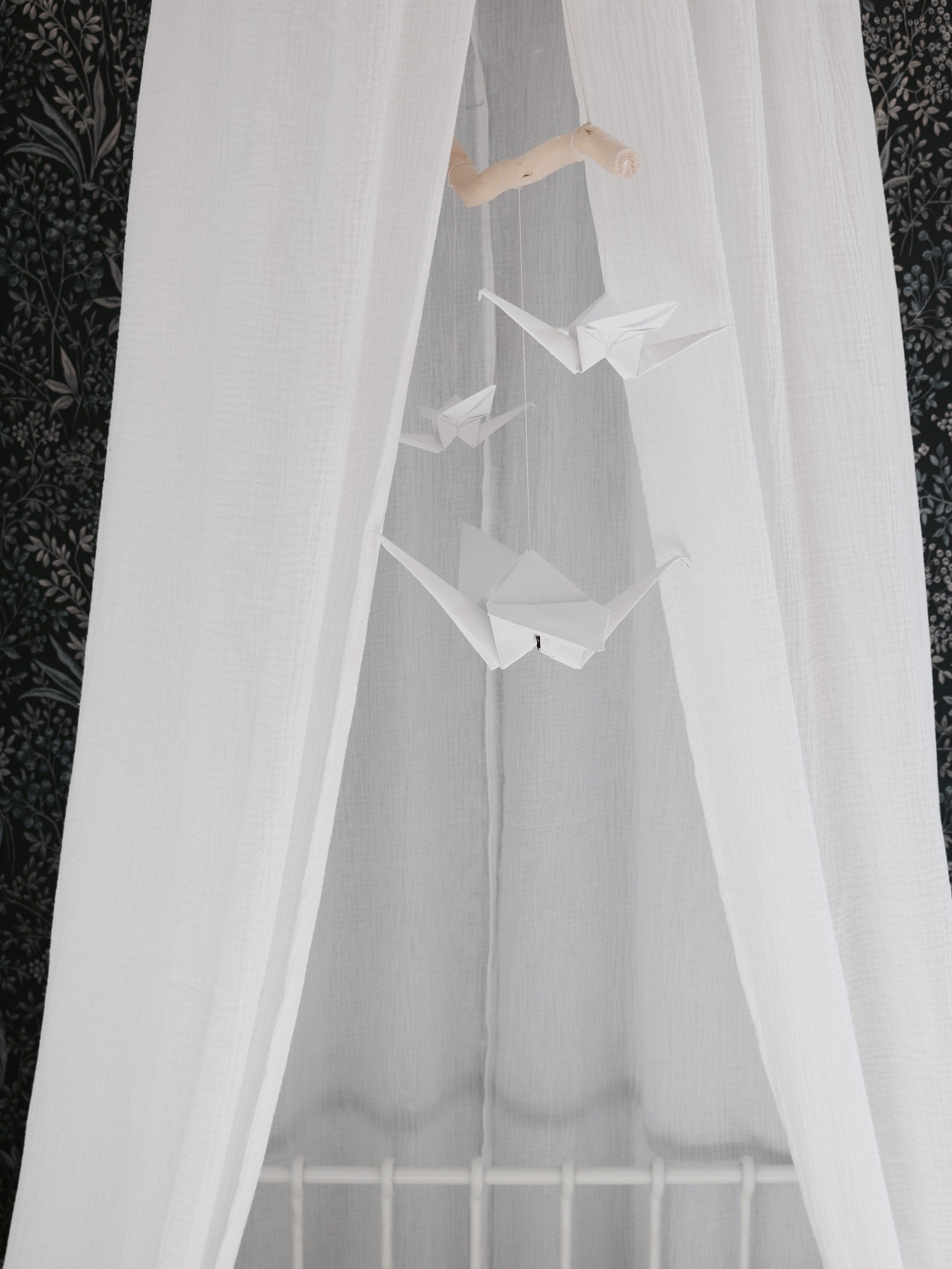 Origami Nursery Mobile - White