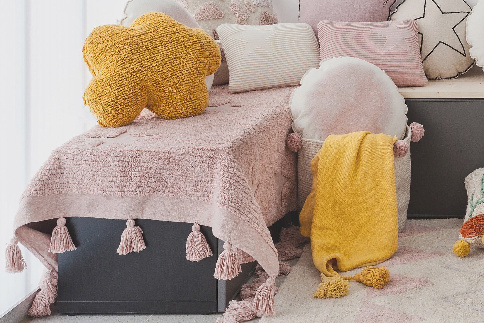 Pillow Cloud - Mustard
