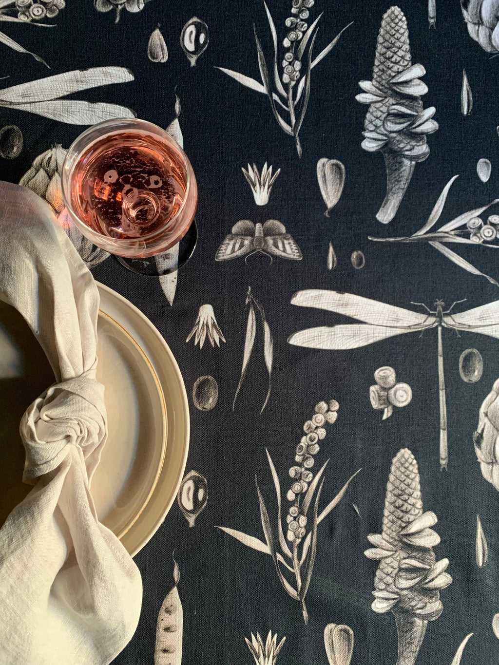 Rectangular Tablecloth - Seeds Carbon