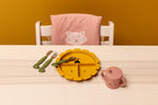 Silicone Divided Suction Plate for Kids - Mr. Lion
